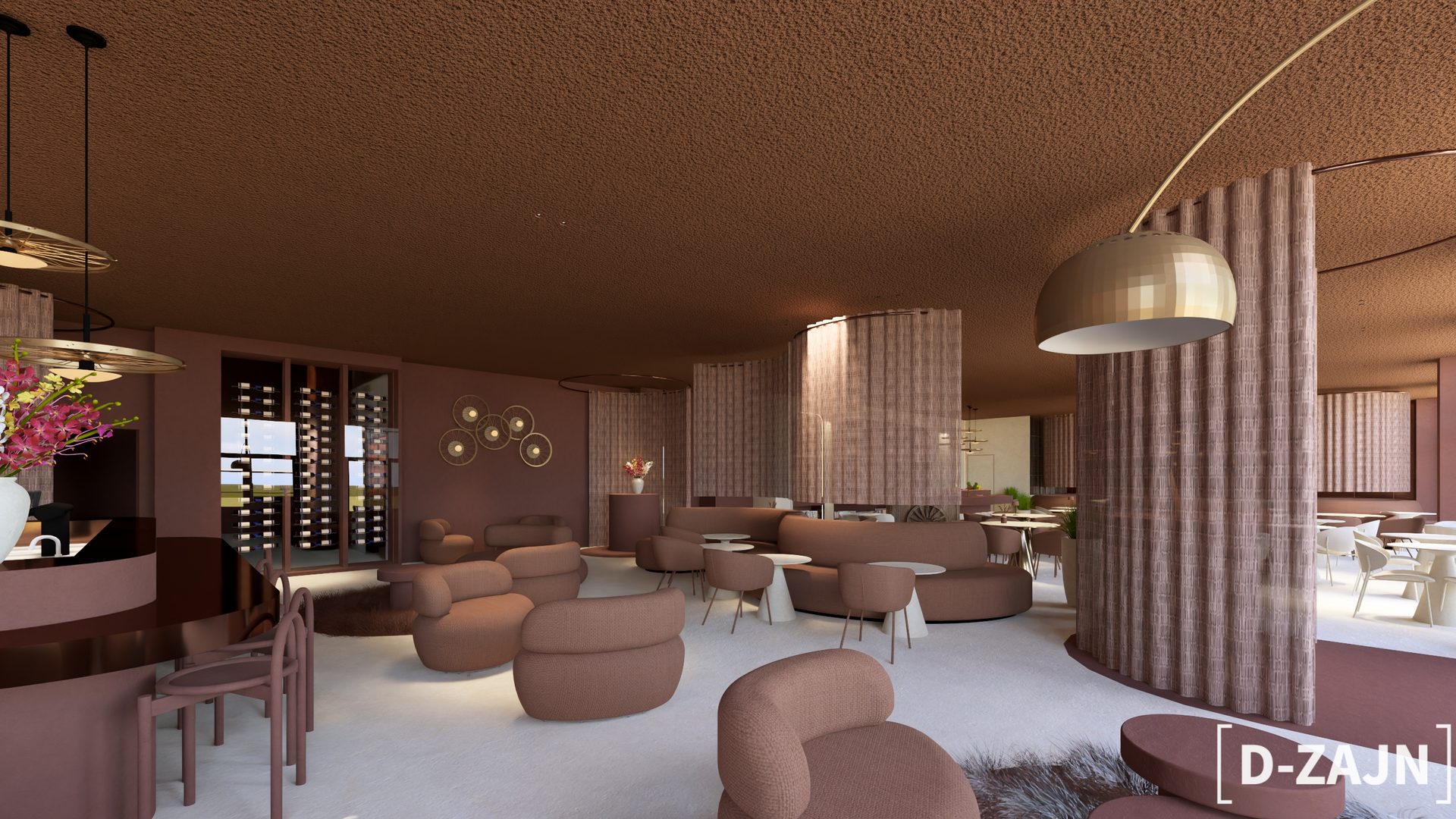 Interieur van Bicyclette, bar en lounge